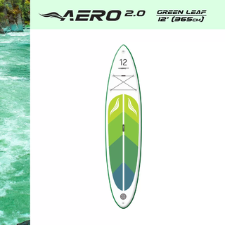  AERO 2.0 Green Leaf 12' SUP board