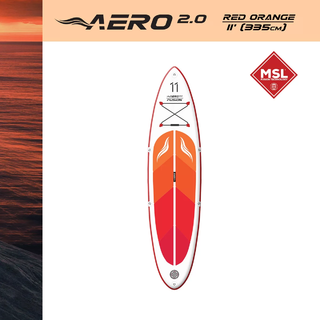 AERO 2.0 Red Orange 11' fusion SUP board