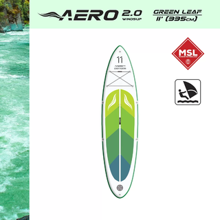 AERO 2.0 Green Leaf Wind Fusion 11' SUP board